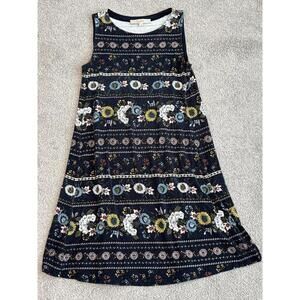 LOFT Sleeveless Floral Patterned Dress XS